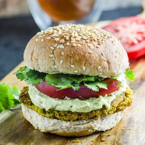 Falafel Veggie Burger