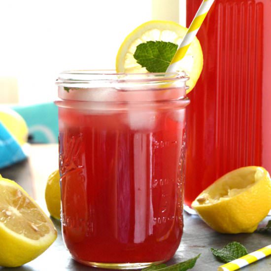 Pomegranate Mint Lemonade