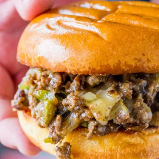 Philly Cheese Steak Sloppy Joes