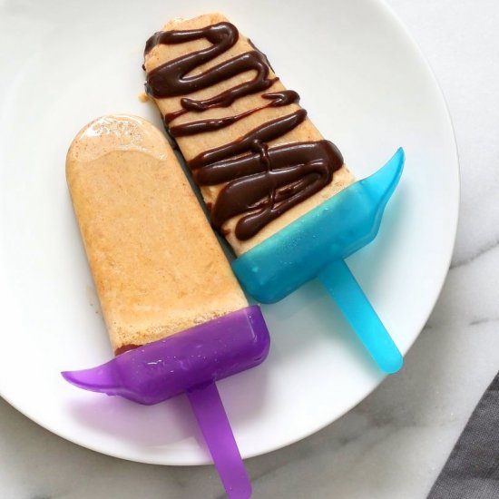 Peanut butter cup Ice cream pops