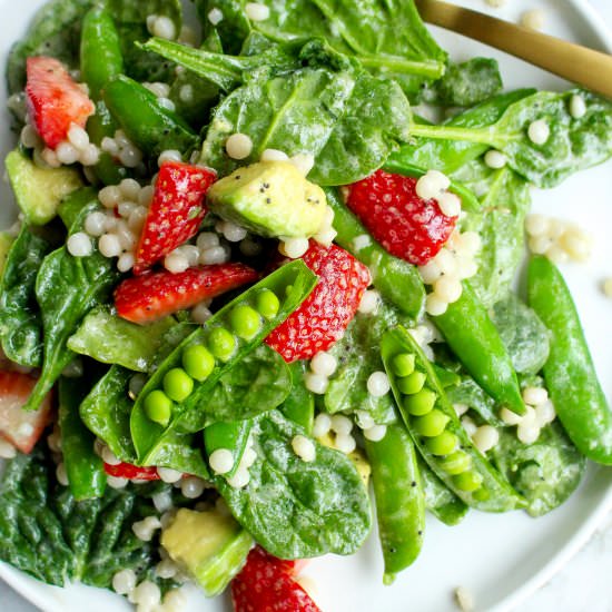 Strawberry Israeli Couscous Salad