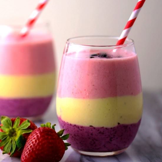 Tropical Layered Smoothie