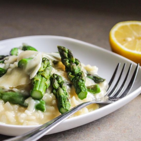 Lemon and Asparagus Risotto