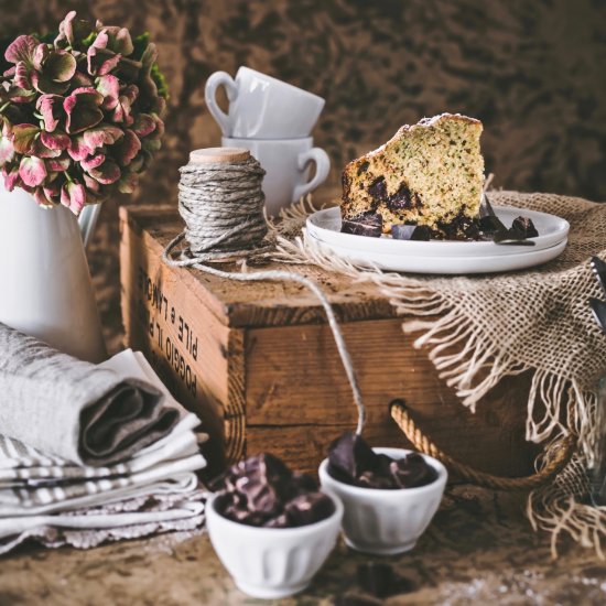 Olive Oil Zucchini Chocolate Cake