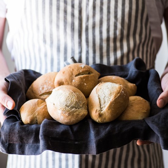 Mexican Bolillo Bread Rolls