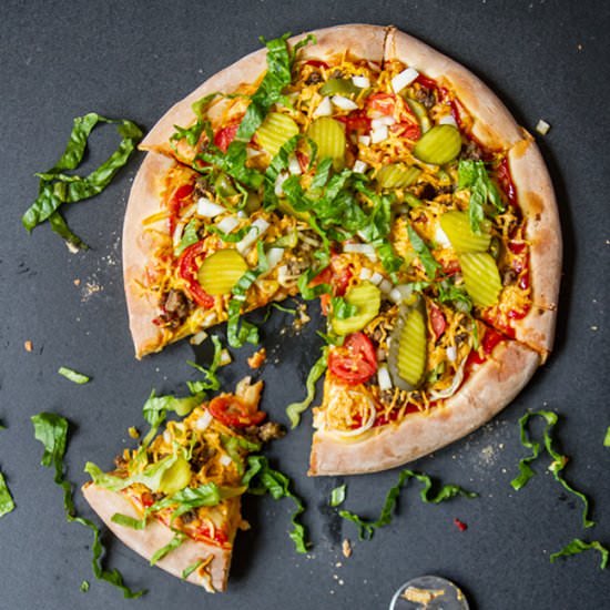 Cheeseburger Pizza