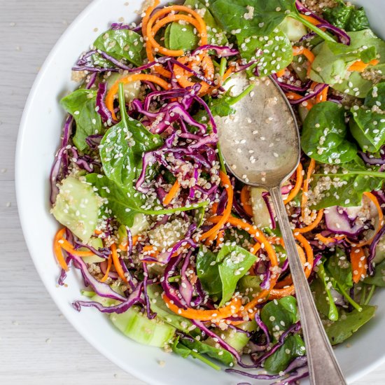 Quinoa Salad with Sesame Dressing