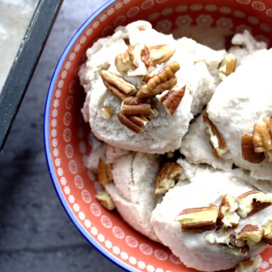 Hazelnut Milk Ice Cream ~Dairy-free