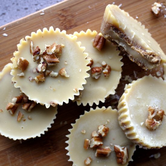 White Chocolate Almond Butter Cups