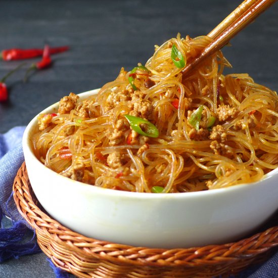 Spicy Vermicelli Stir-Fry