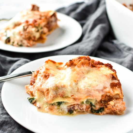 Vegetable Italian Chicken Lasagna