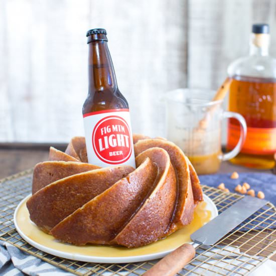 Bourbon Scotch Beer Bundt