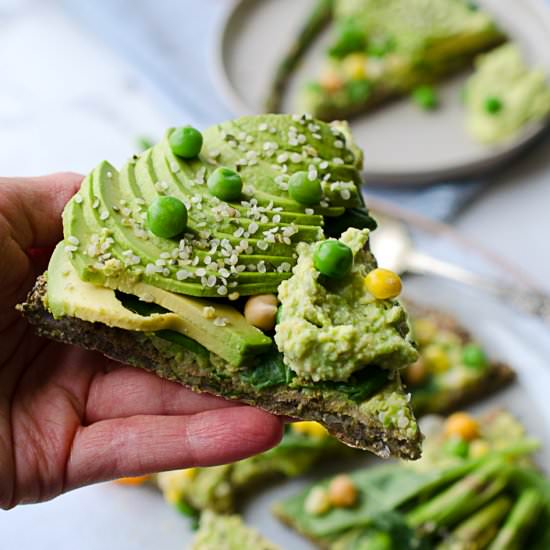 Broccoli Pizza Crust (Vegan/GF)