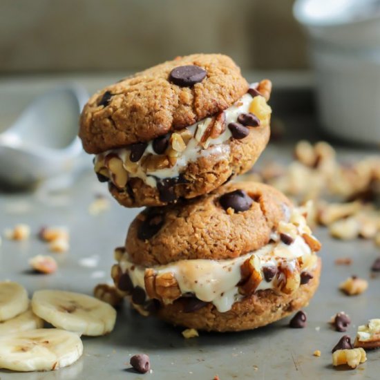 Chunky Monkey Ice Cream Cookies