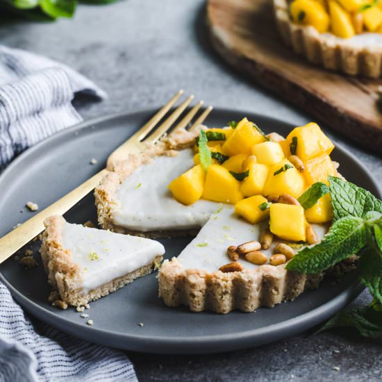 Mint Mango Haupia Tarts