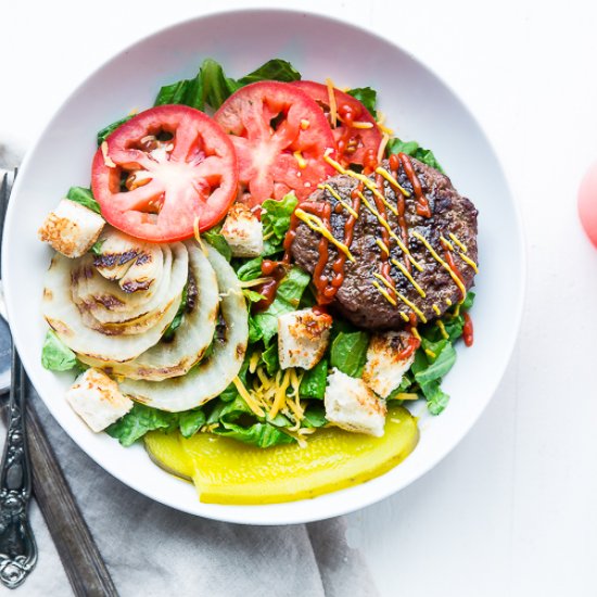 Cheeseburger Salad Bowls