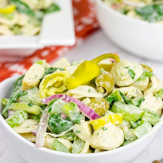 Smoked Mozzarella Pasta Salad