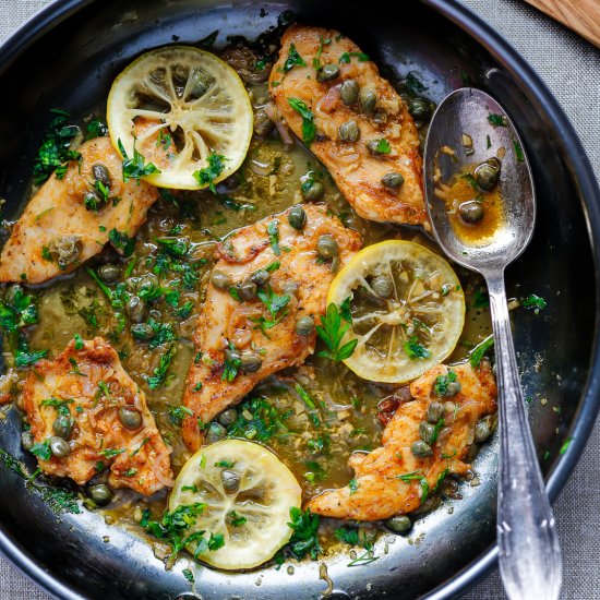 Whole30 Chicken Piccata