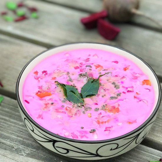 Beetroot Raita