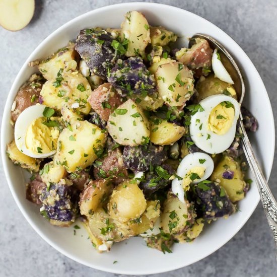 Patriotic Potato Salad