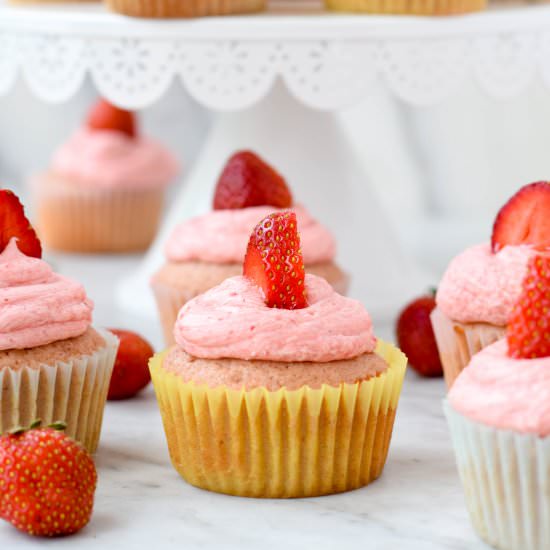 Strawberry Cupcakes