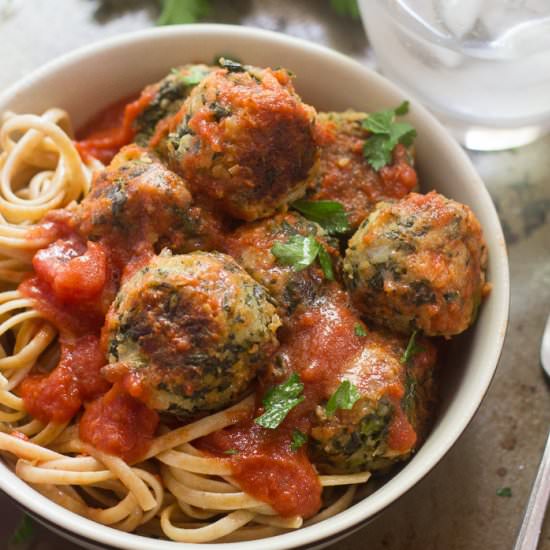 Broccoli Rabe Cannellini Beanballs