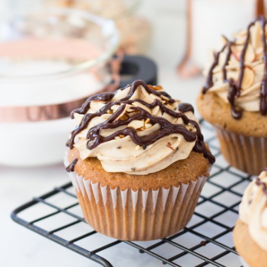 Jamoca Almond Fudge Cupcakes