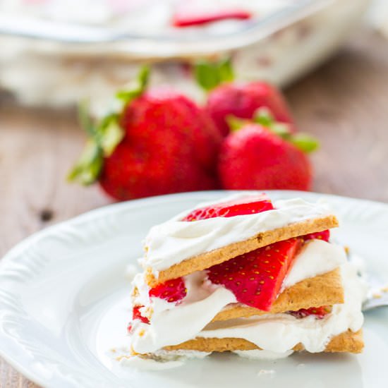 Strawberry Icebox Cake