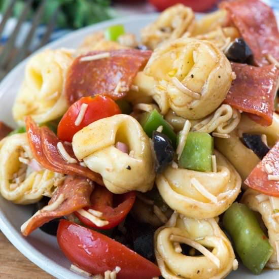 Pizza Tortellini Salad