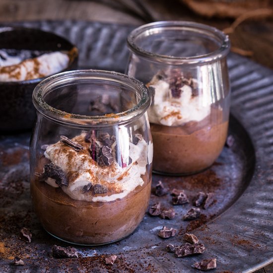 Spicy Smoked Chocolate Mousse