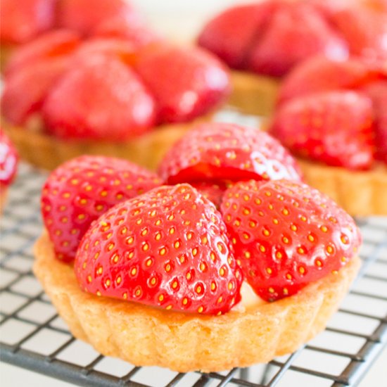 Swedish Strawberry Tartlets