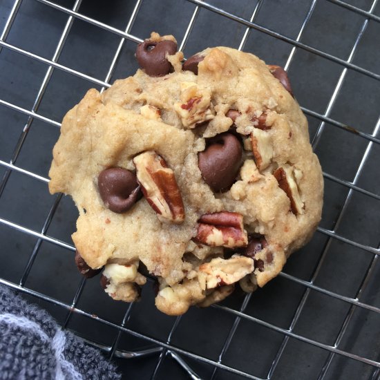 Bourbon Chocolate Chip Pecan Cookie