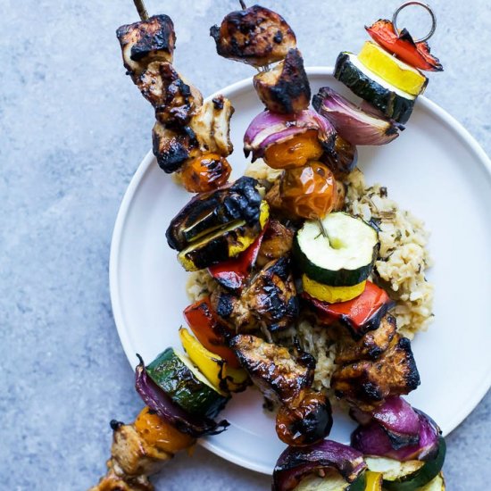 Balsamic Chicken Kabobs