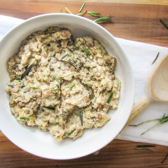 Rosemary Tahini Lentils