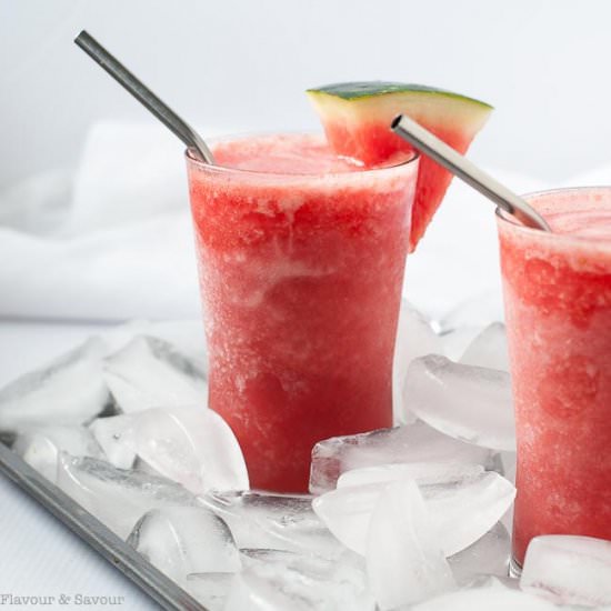 Strawberry Watermelon Sangria Slush