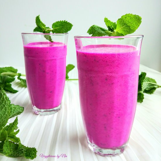 Pink Pitaya Masala Lassi