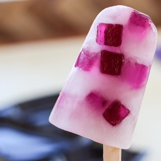 Fruit Jello Popsicle