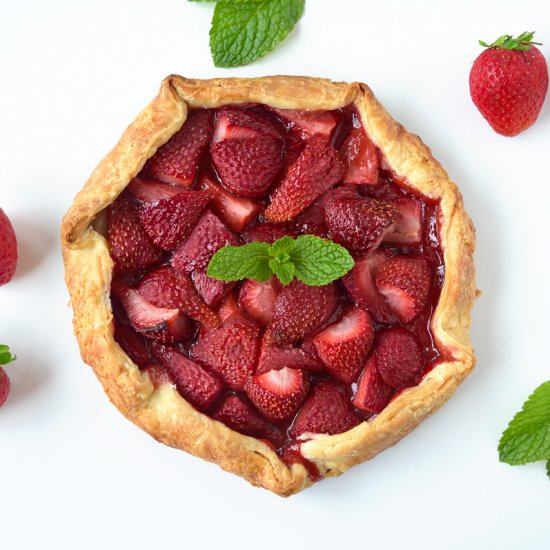 Fresh Strawberry Galette