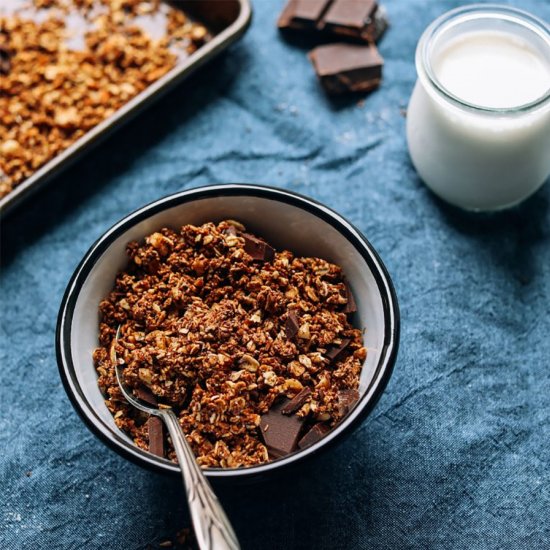 Sea Salt Dark Chocolate Granola