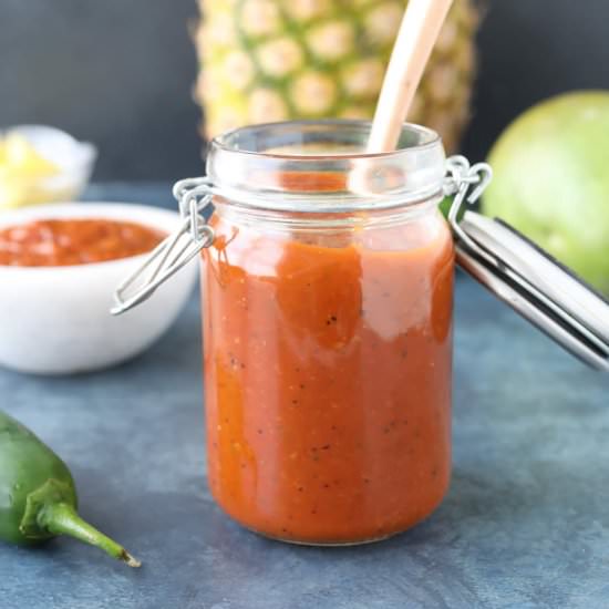 Pineapple-Mango Ketchup