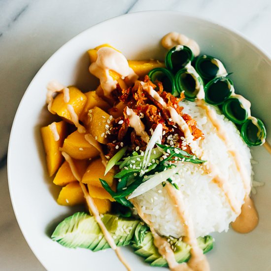 Vegan Summer Sushi Bowl