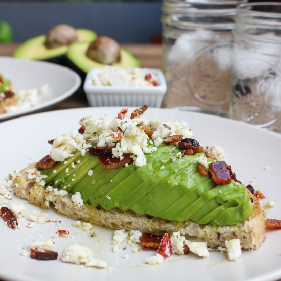 Herbed Feta Avocado Toast