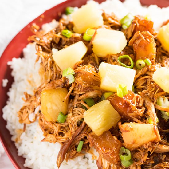 Crockpot Hawaiian BBQ Chicken