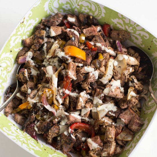 Real Man’s Greenless Meat Salad