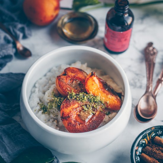 Oriental Rice Porridge with Apricot