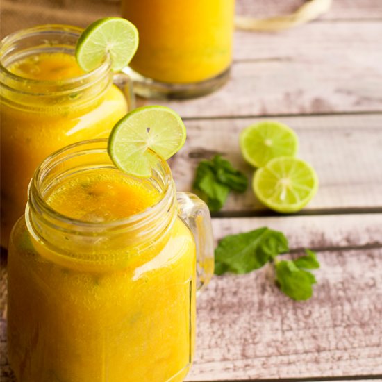 Mango Mojito With Mint & Ginger