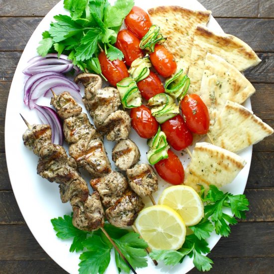 Mediterranean Chicken Kebabs