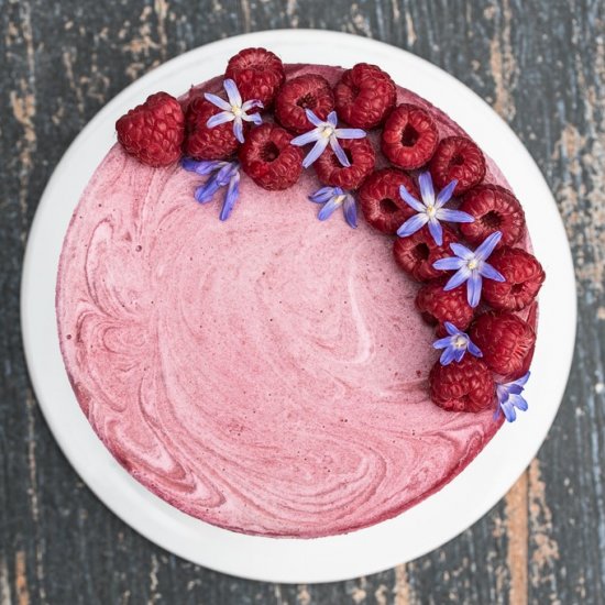 Vegan Raspberry Cheesecake