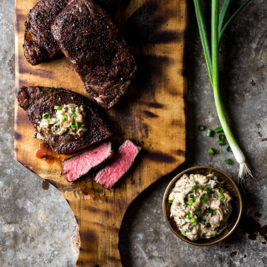 Coffee Crusted Steak