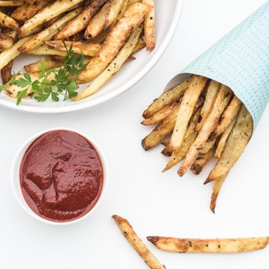 Crispy Rosemary Garlic Fries